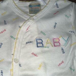 True vintage Quiltex 2 piece set 6 months